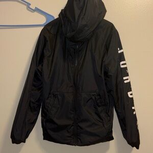 Jordan Black Hooded Windbreaker